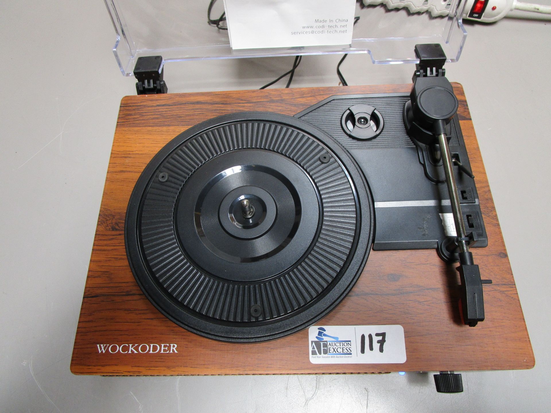 WOCKODER KD-2008 BL TURNTABLE - Image 2 of 2