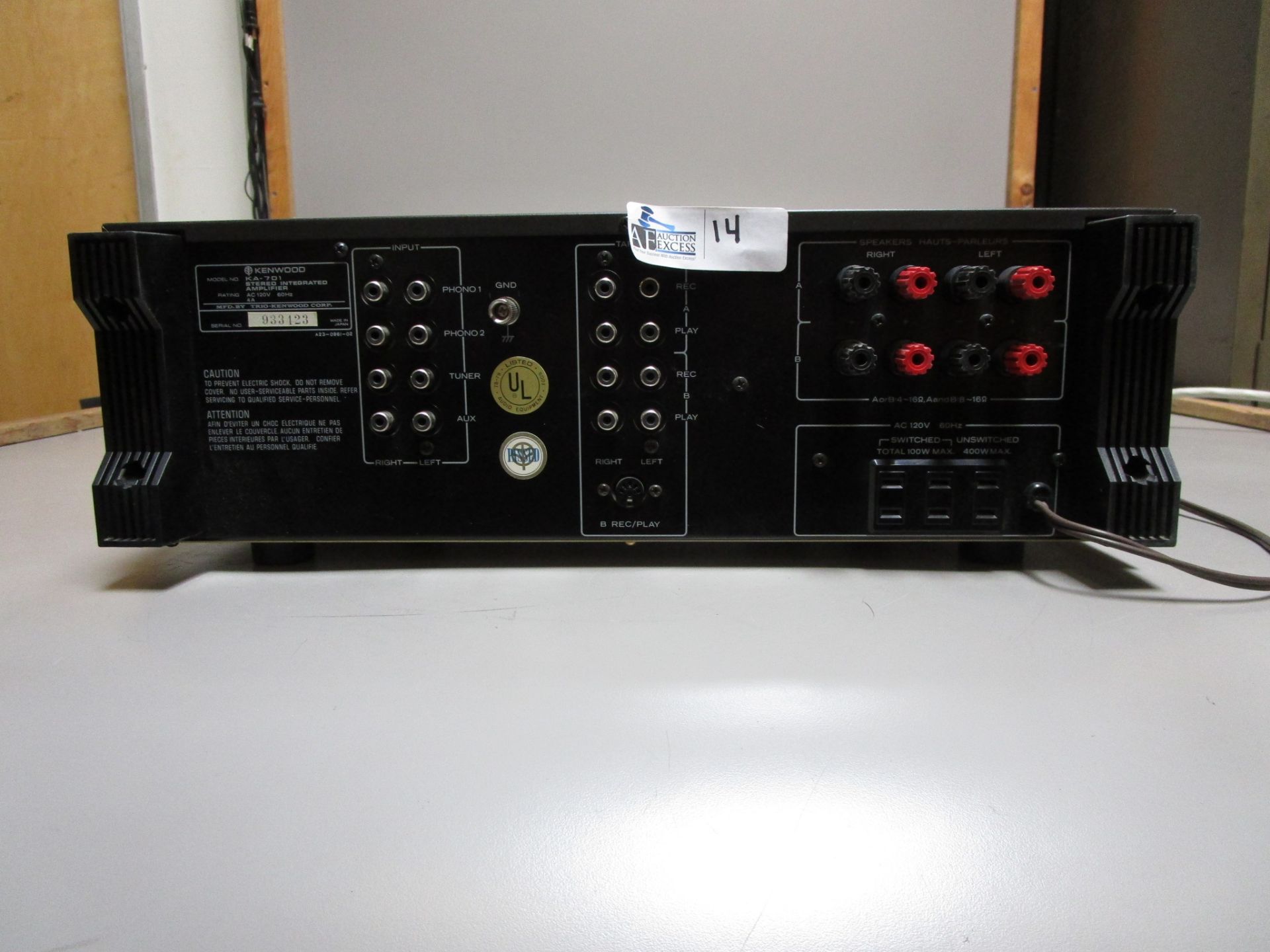 KENWOOD KA-701 - Image 2 of 2