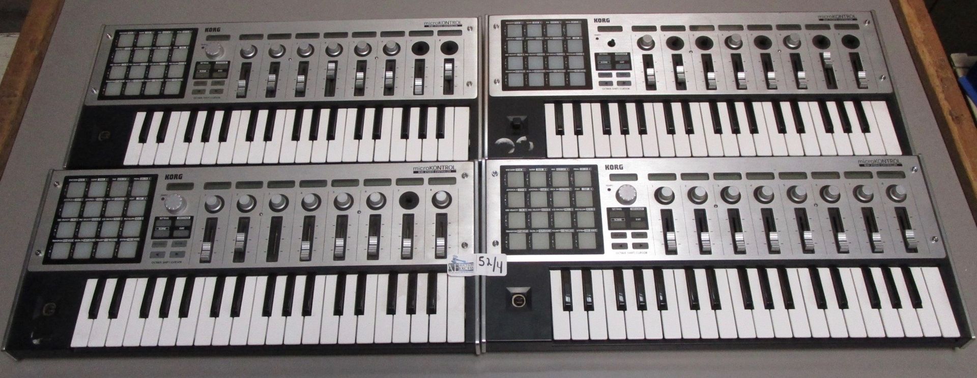 LOT OF 4 KORG KEYBOARDS