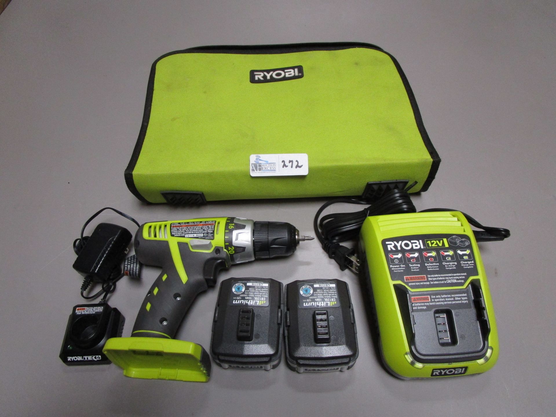 RYOBI CORDLESS DRILL 12V