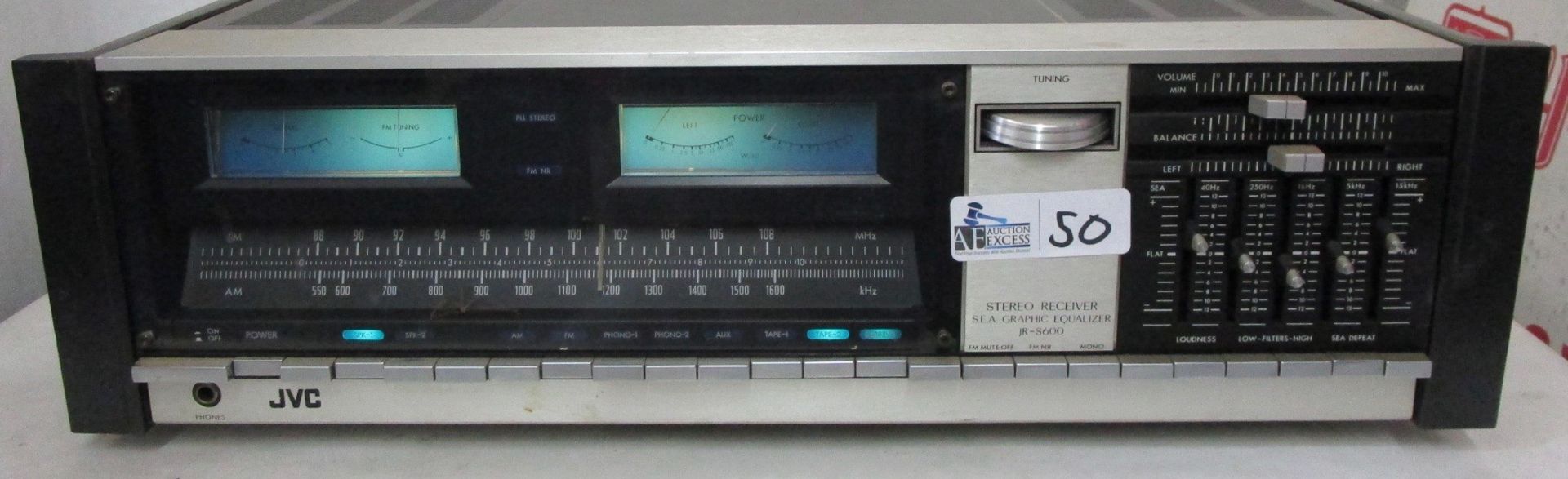 JVC JR-5600 STEREO RECEIVER S.E.A. GRAPHIC EQ