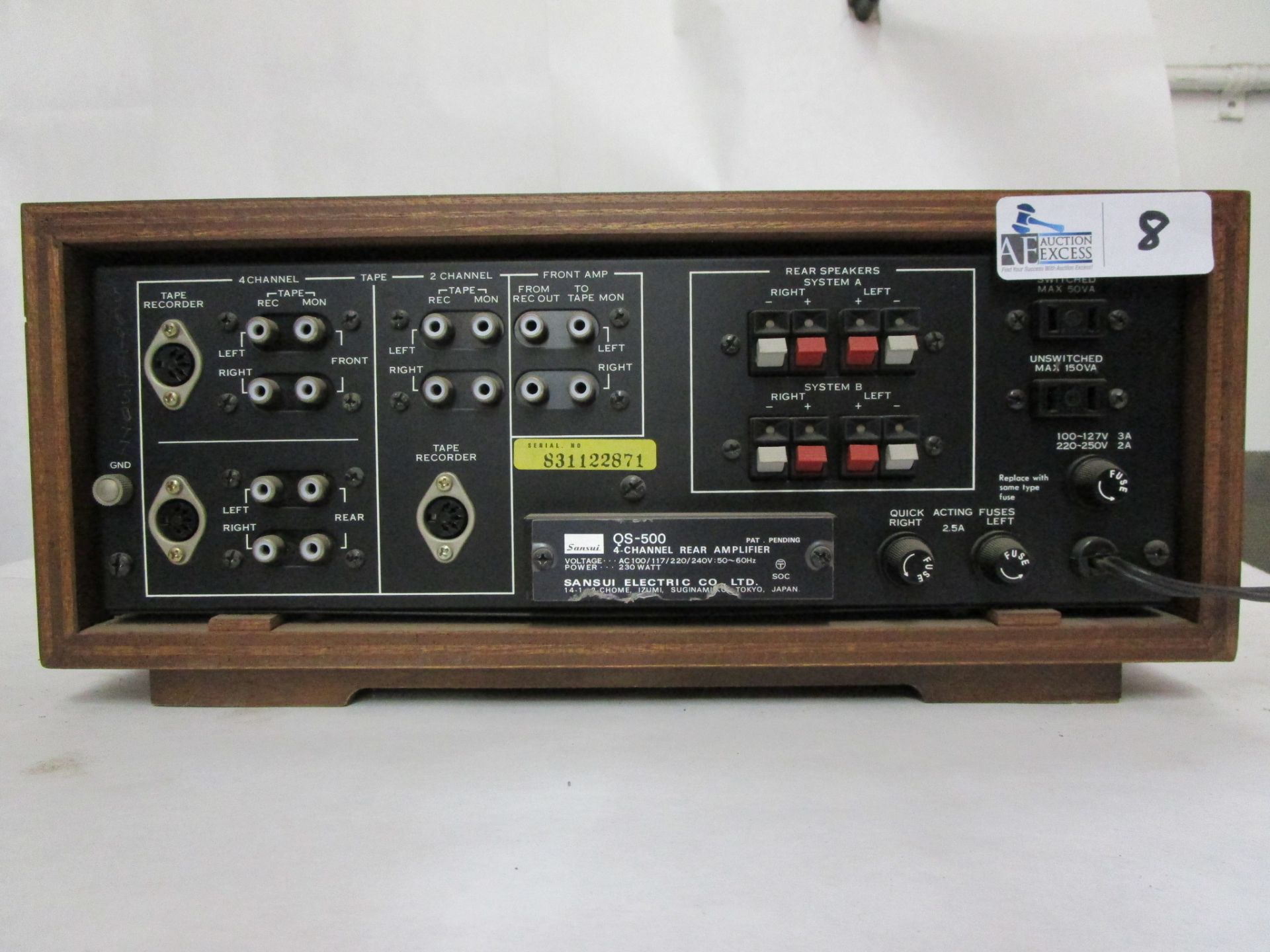 SANSUI QS-500 4 CHANNEL RECEIVER - Image 2 of 2