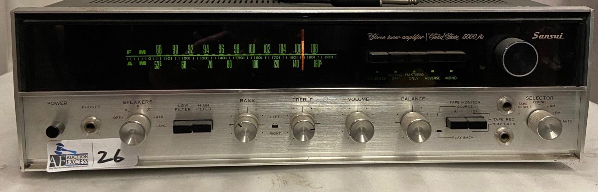 SANSUI 5000A RECEIVER STEREO