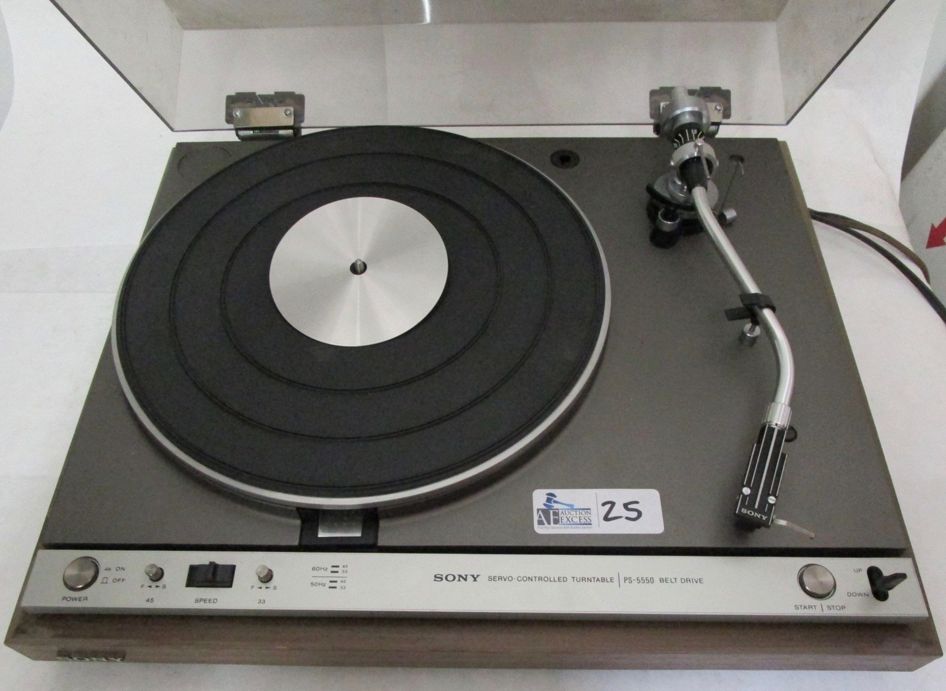 SONY PS-5550 AUTOMATIC BELT DRIVE TURNTABLE