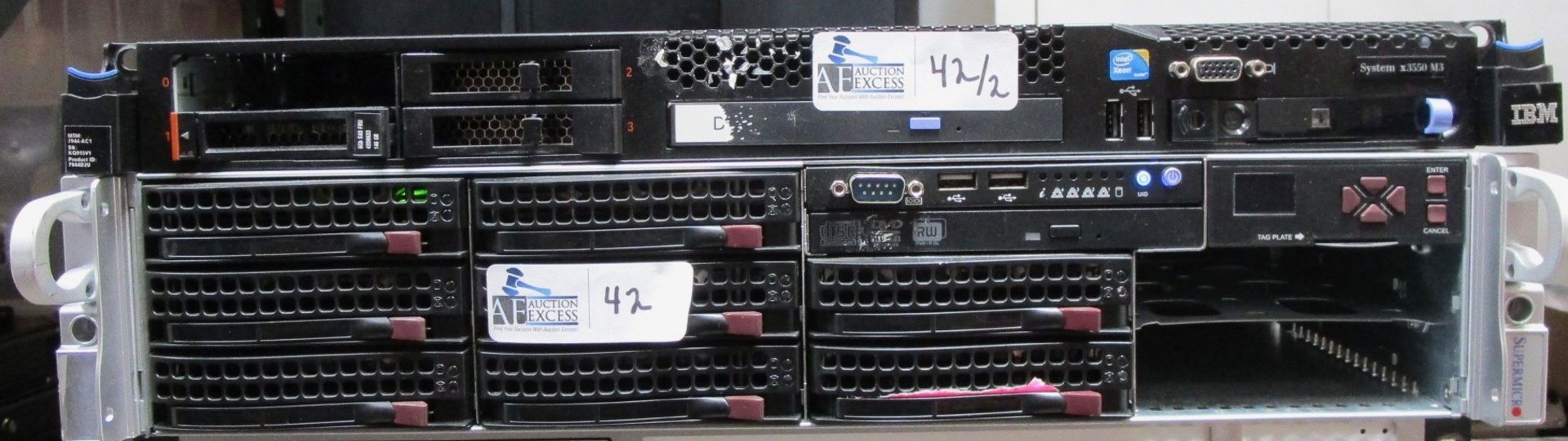 LOT OF 2 SERVERS