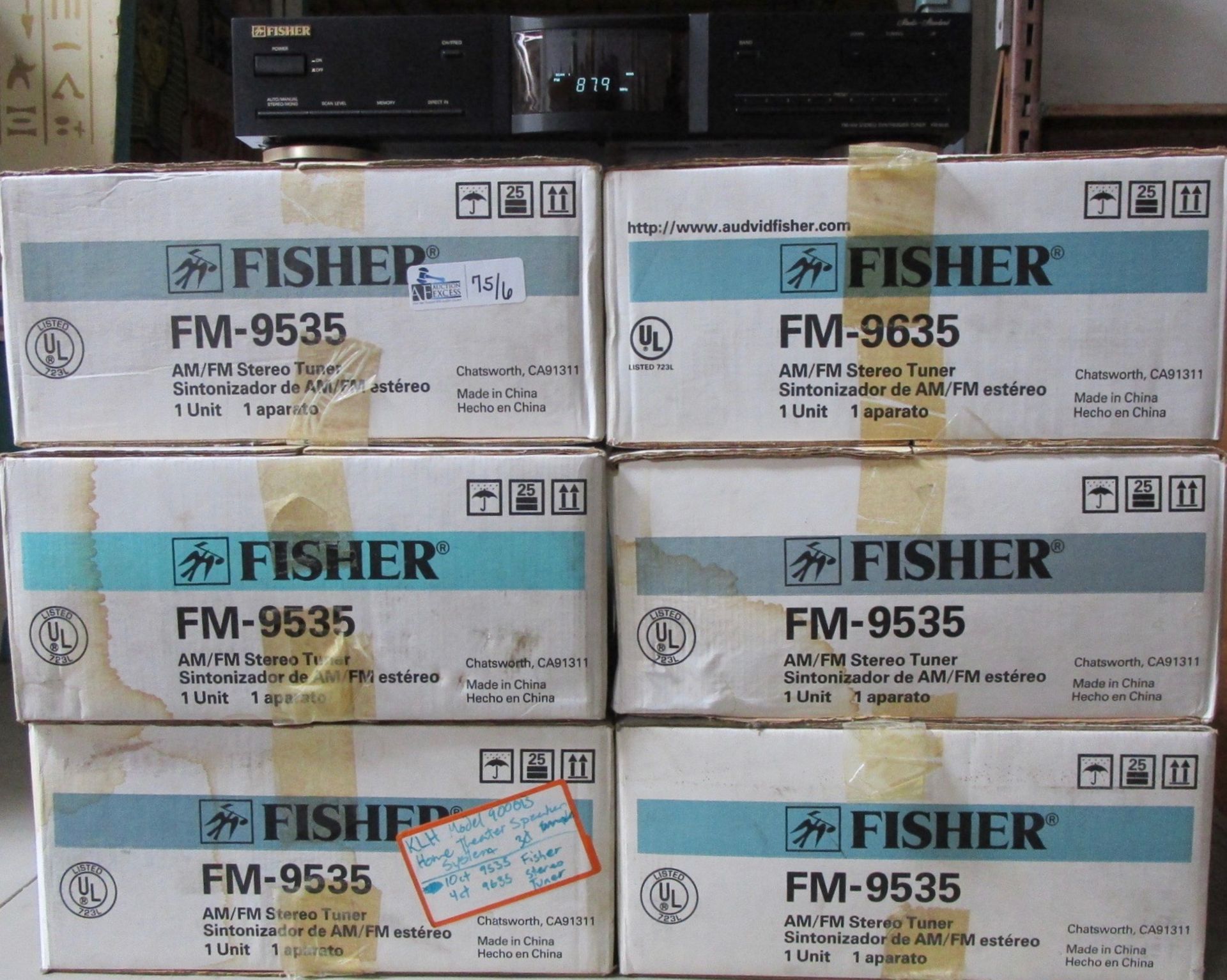 LOT OF 6 FISHER FM-9535