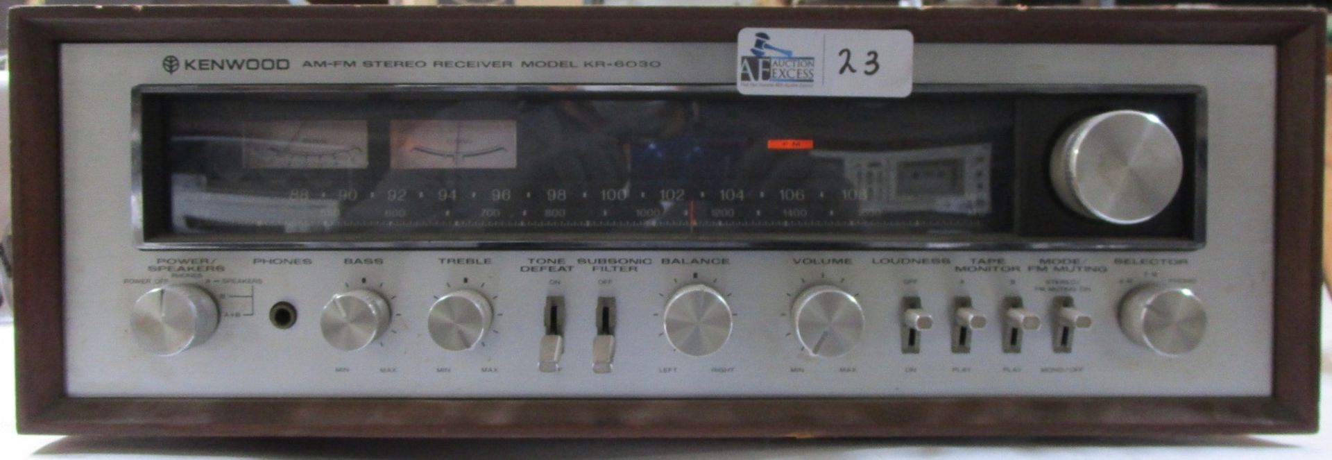 KENWOOD KR-6030 RECEIVER