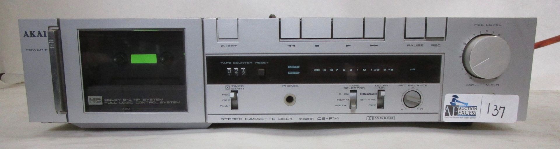 AKAI CS-F14 CASSETTE DECK