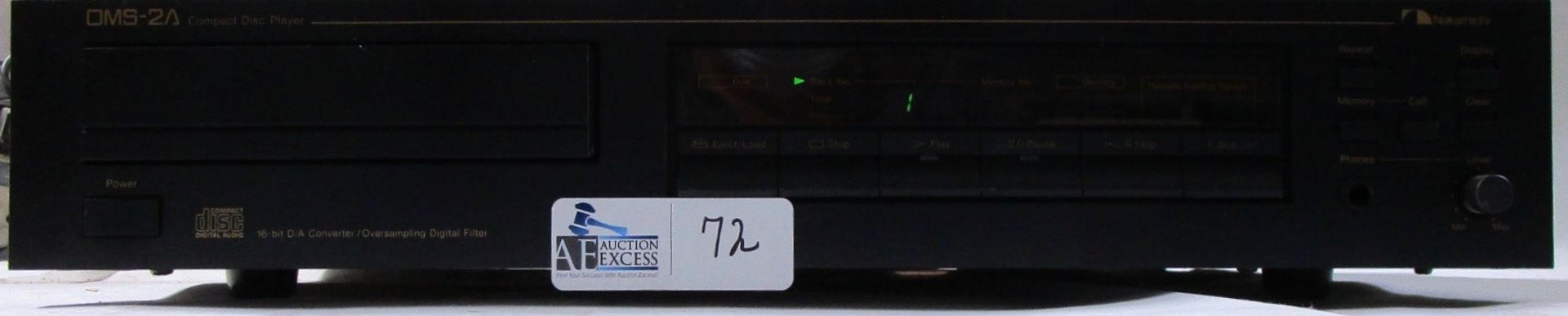 NAKAMICHI OMS-2A CD PLAYER