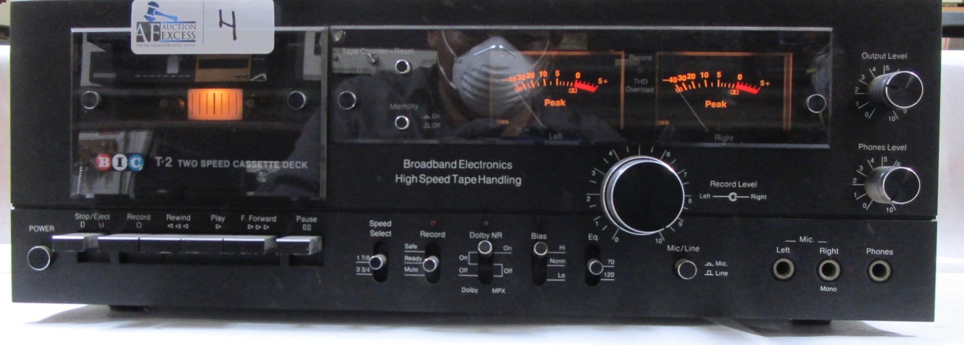 BIC T2 STEREO CASSETTE DECK