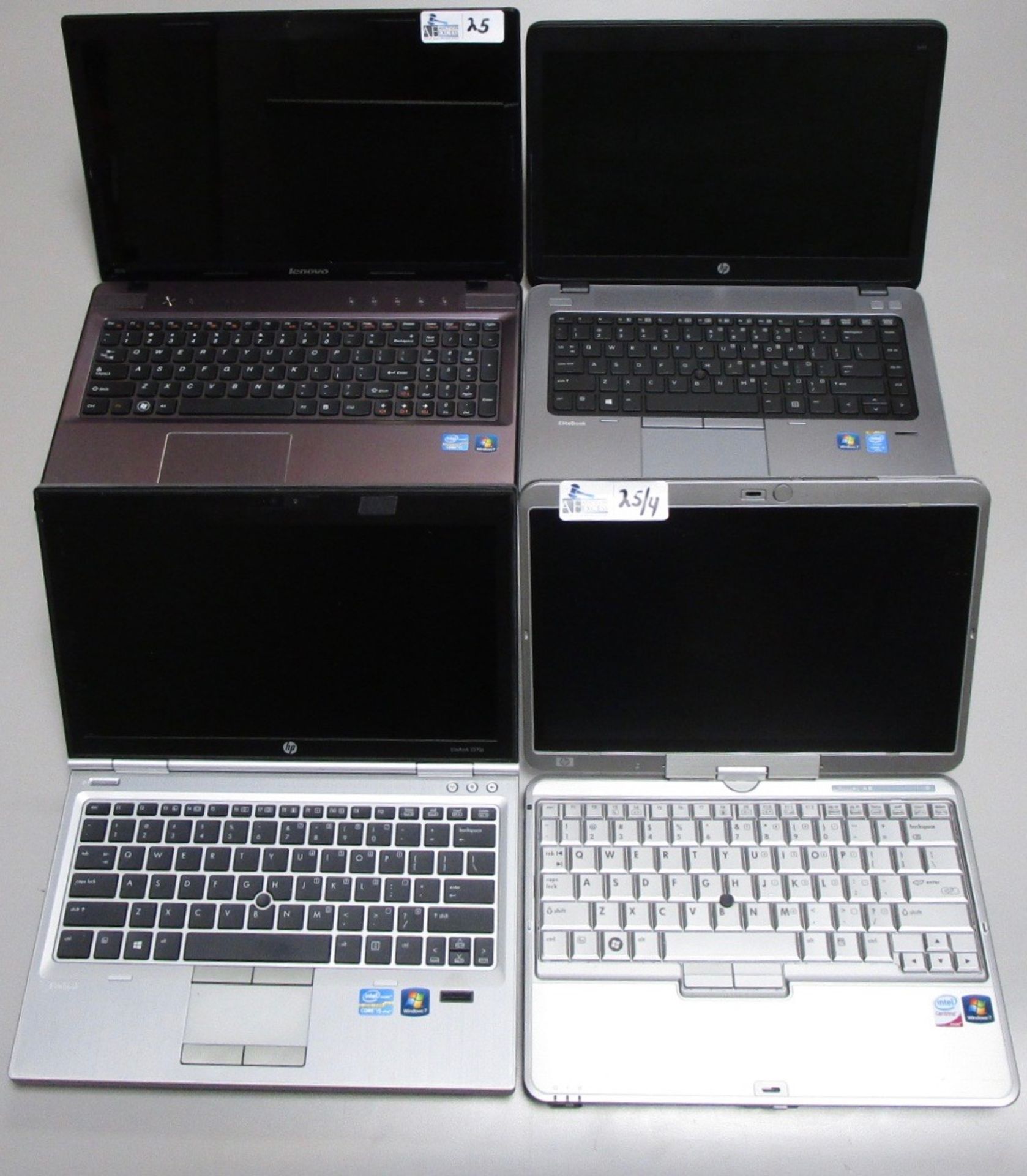 LOT OF 4 LAPTOPS