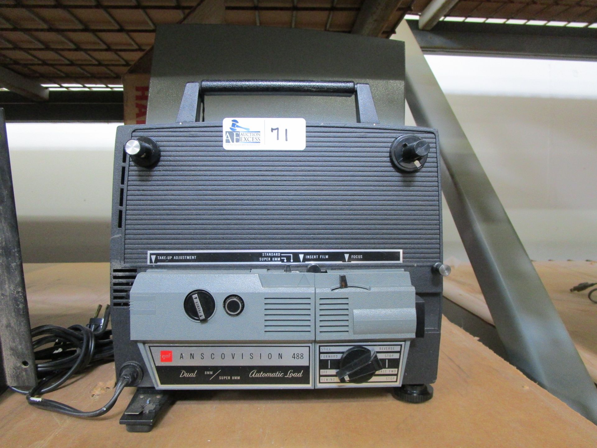 GAF ANSCOVISION 488 SUPER 8 PROJECTOR