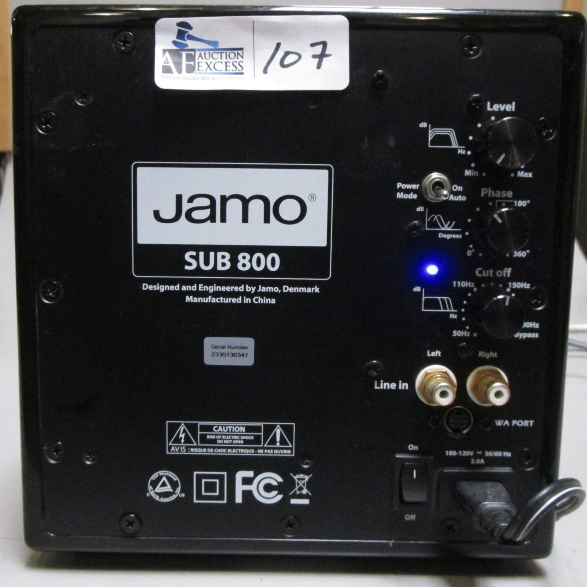 JAMO SUB 800 POWERED SUB - Image 3 of 3