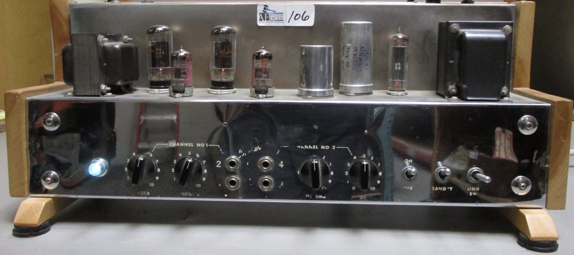 MASSIO ELECTRONICS MODEL 6 TUBE AMP