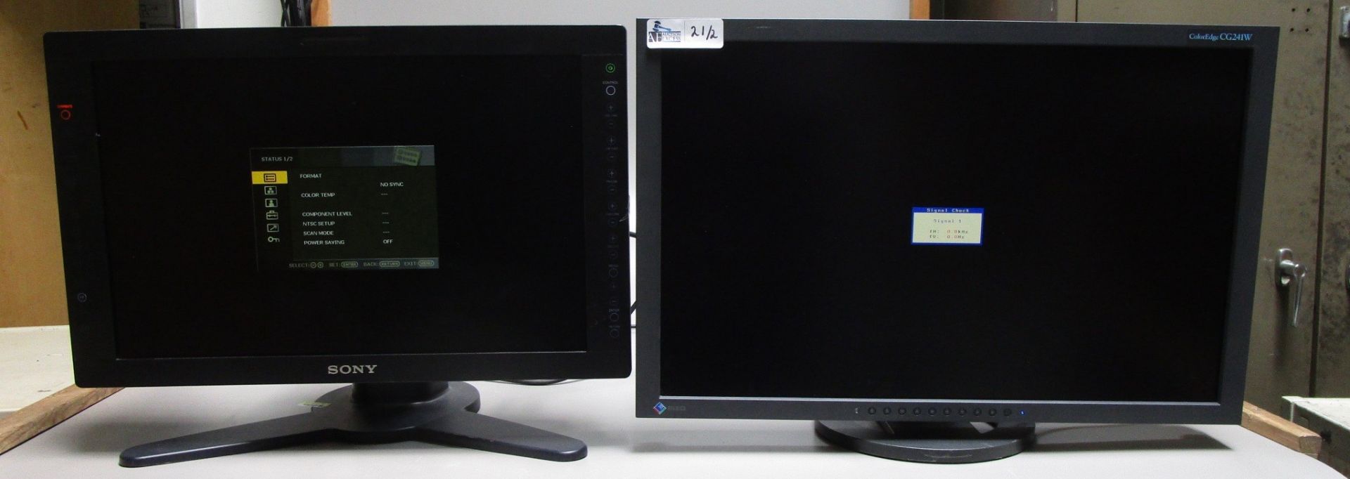 LOT OF 2 SONY/EIZO MONITORS