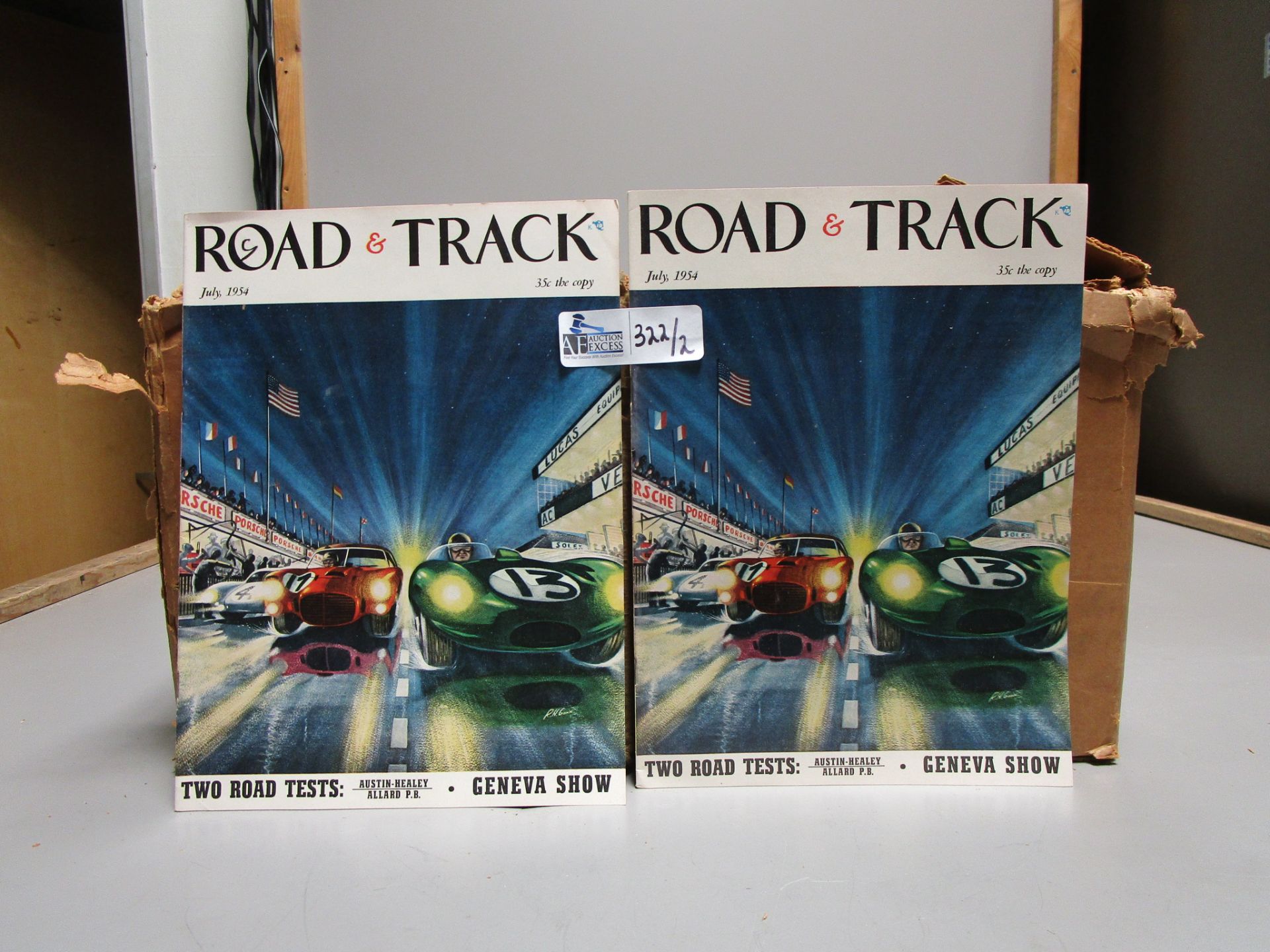LOT VINTAGE ROAD AND TRACK MAGAZINES