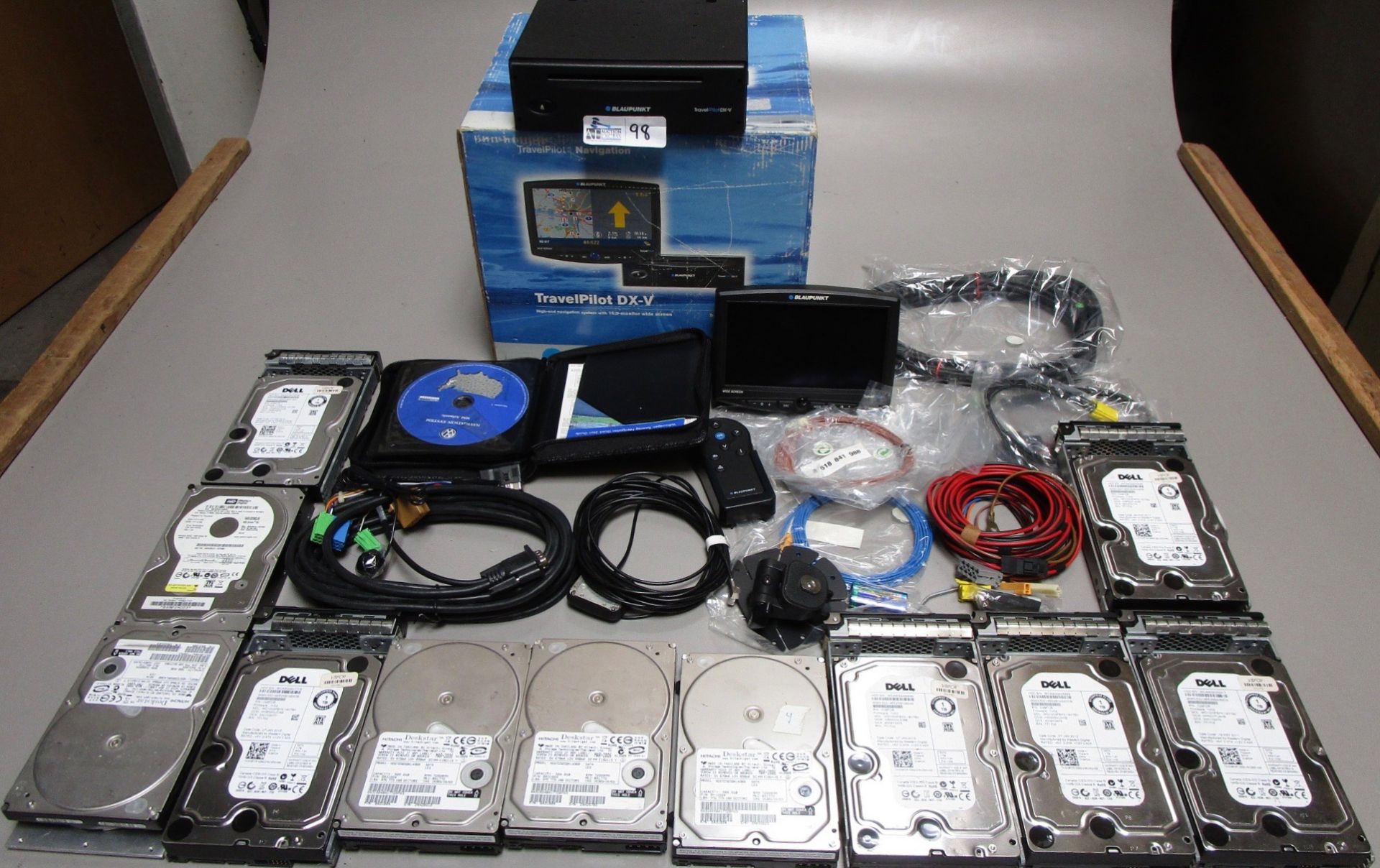 MISC LOT HARD DRIVES AND MORE