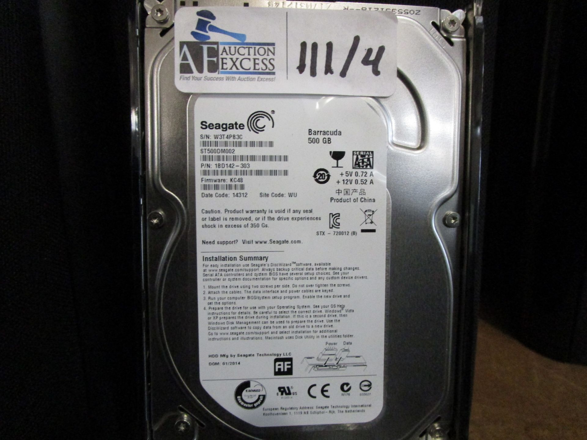 LOT OF 4 SERVERS/RAID WITH DRIVES - Image 4 of 7