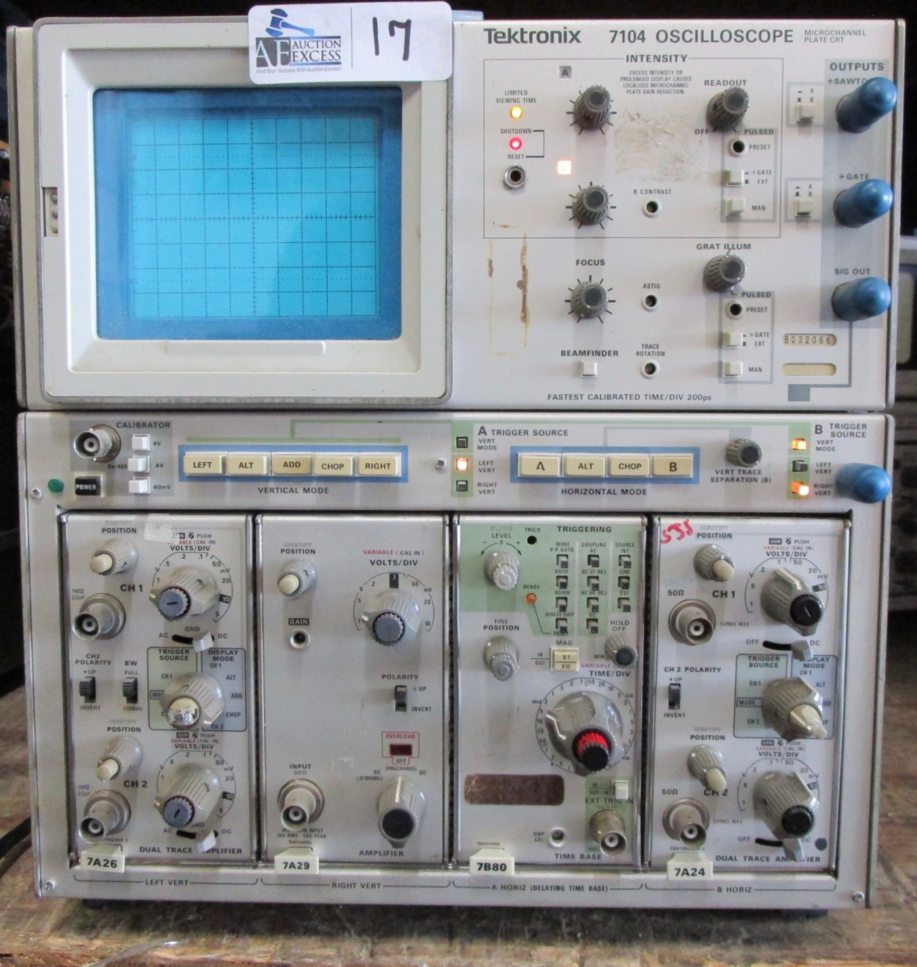 TEKTRONIX 7104 O SCOPE