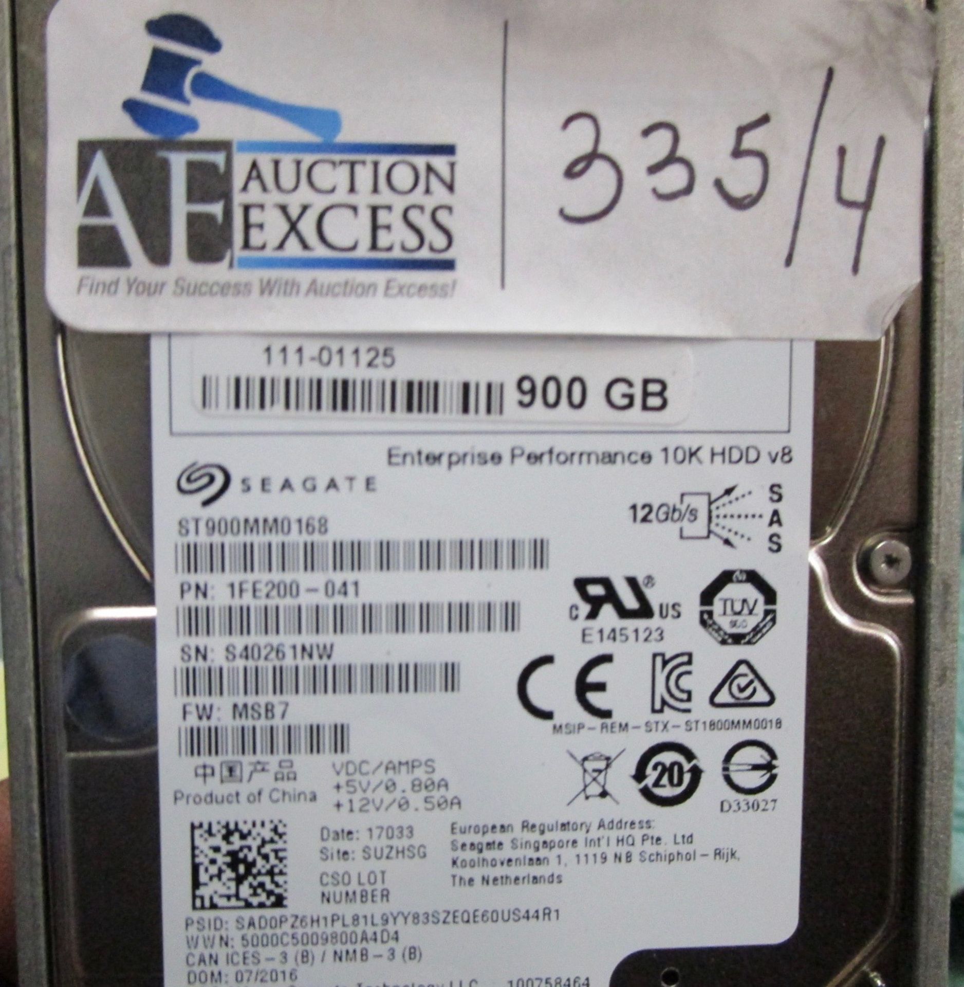 LOT OF 4 NETAPP RAIDS WITH DRIVES - Image 4 of 5