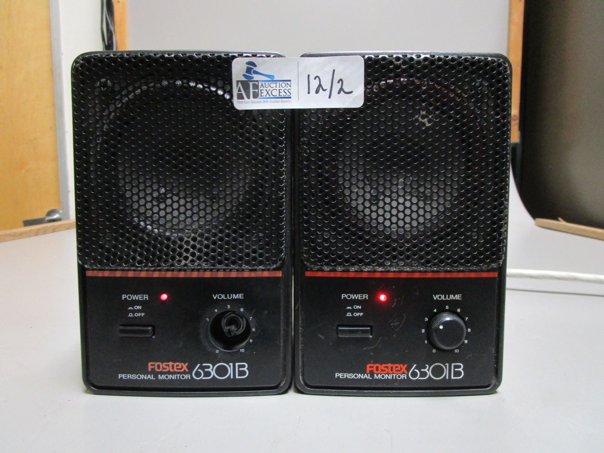 LOT OF 2 FOSTEX 6301B SPEAKERS