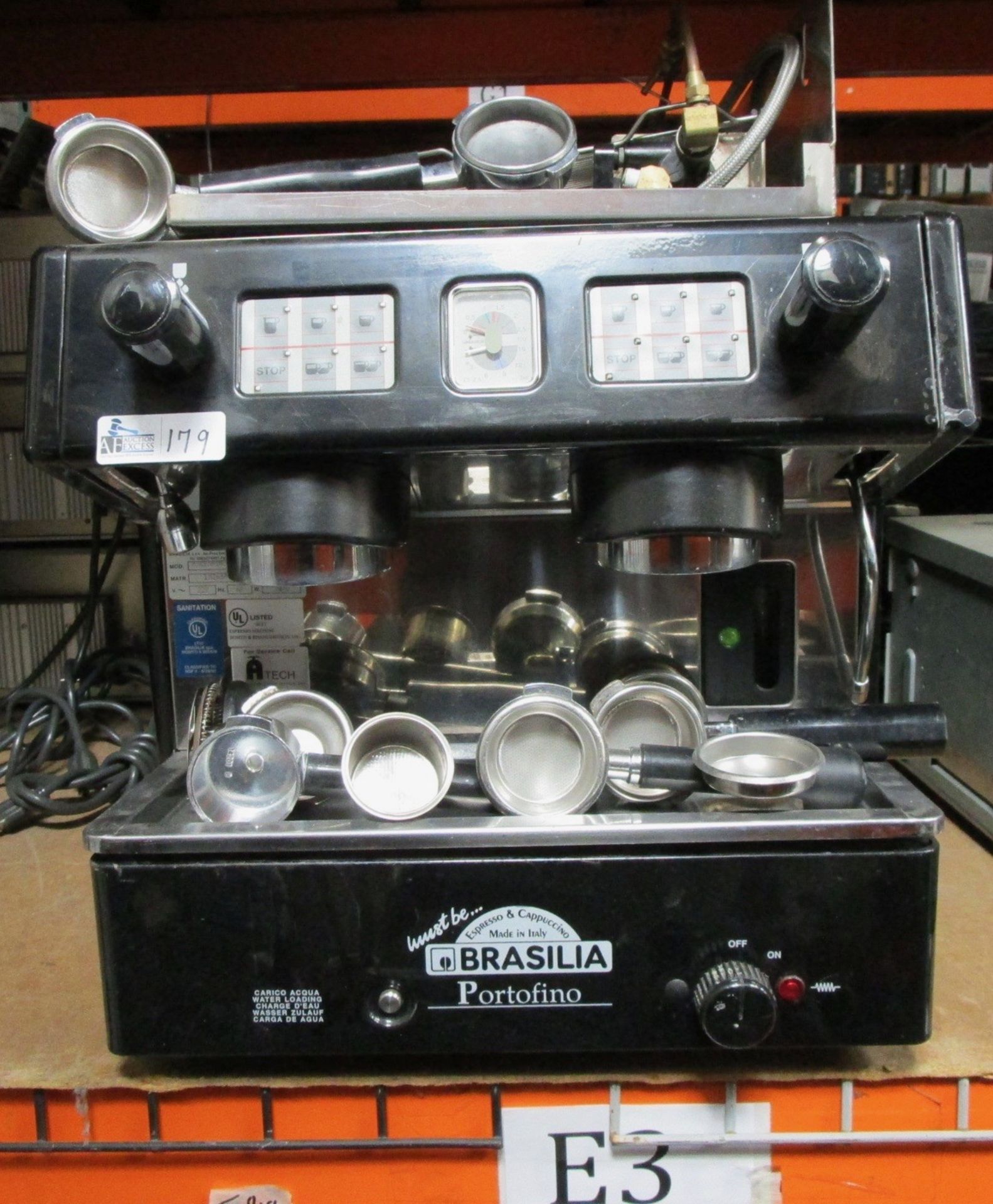 BRASILIA PORTOFINO SUPER/DIG ESPRESSO & CAPPUCINO MACHINE