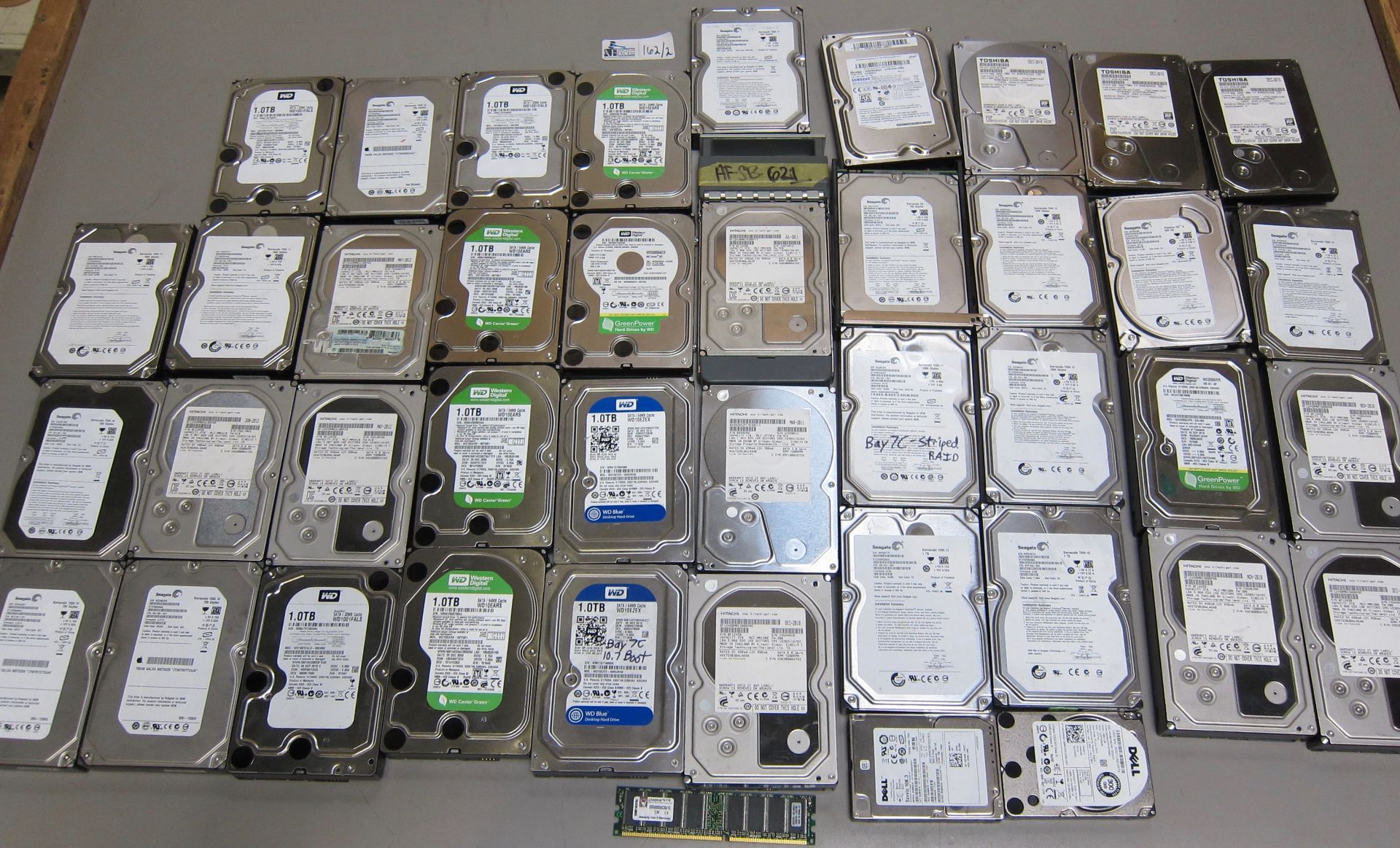 2 BOXES HARD DRIVES