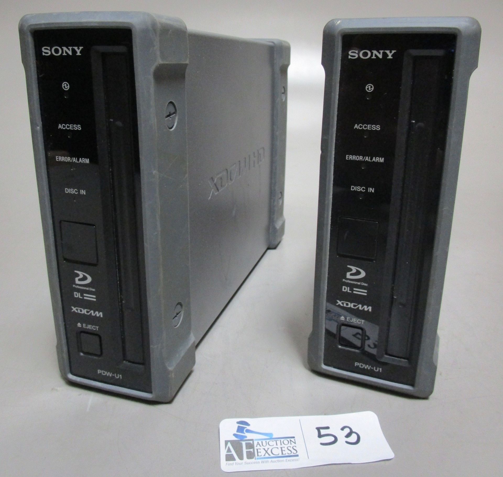 LOT OF 2 SONY PDW-U1 XD CAM