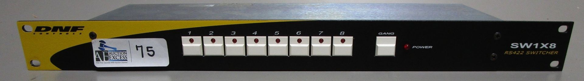 DNF CONTROLS SW 1X8 RS422 SWITCHER