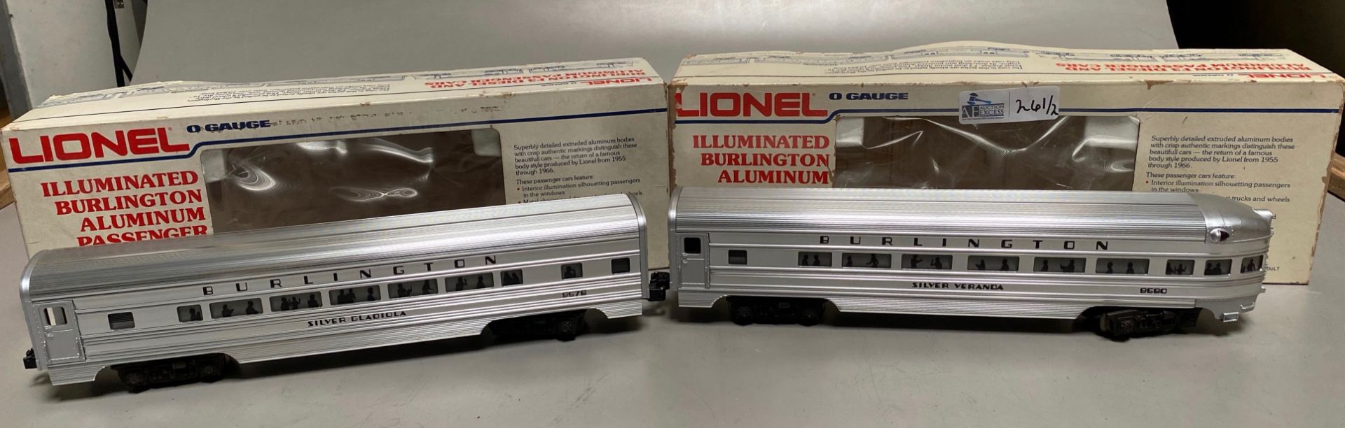 LOT OF 2 LIONEL 0 GAUGE TRAINS