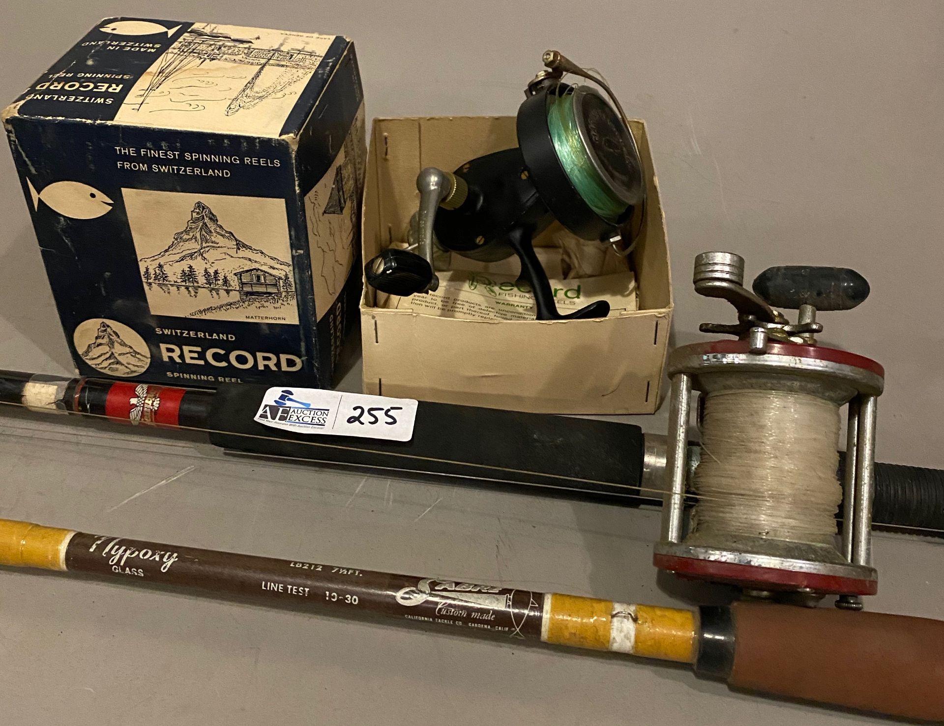 VINTAGE FISHING RODS AND REEL