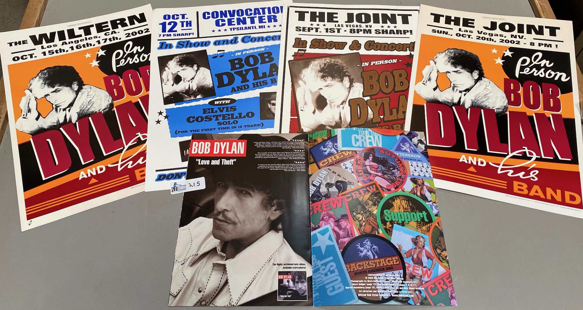 LOT OF CONCERT POSTERS AND MAG/PROGRAM