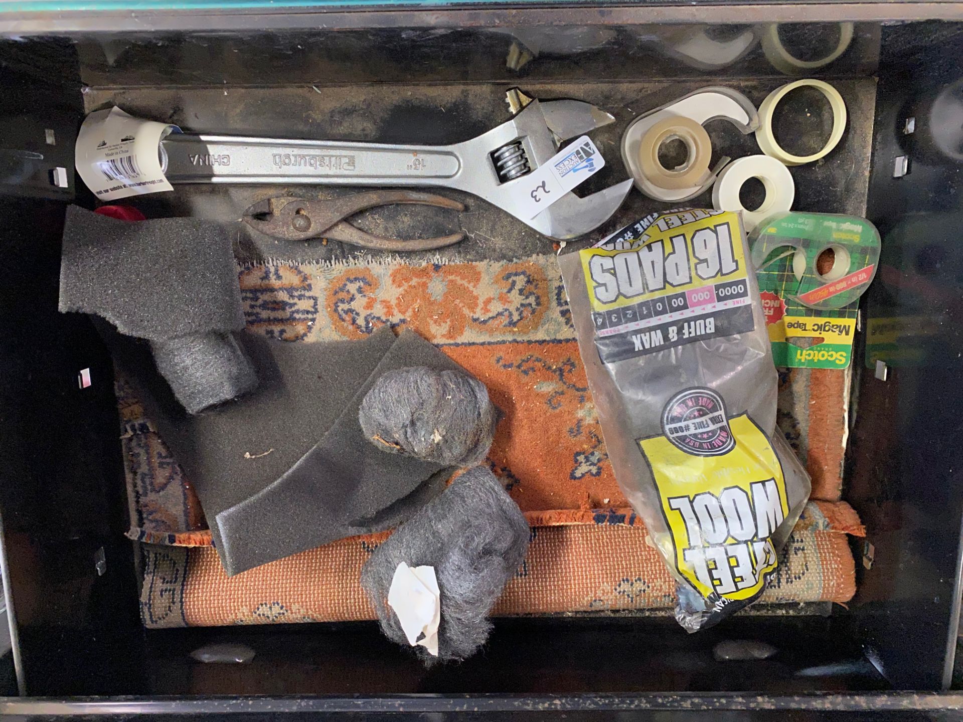 COBALT ROLL AWAY TOOL BOX WITH BALL BEARING SLIDE DRAWERS CONTENTS INCLUDED - Image 9 of 10