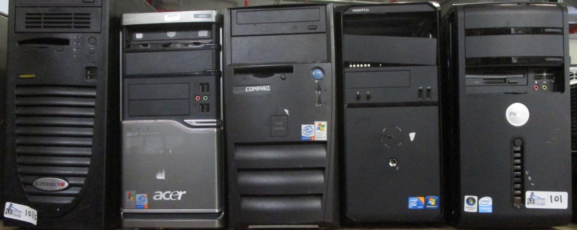 LOT 0F 5 COMPUTERS
