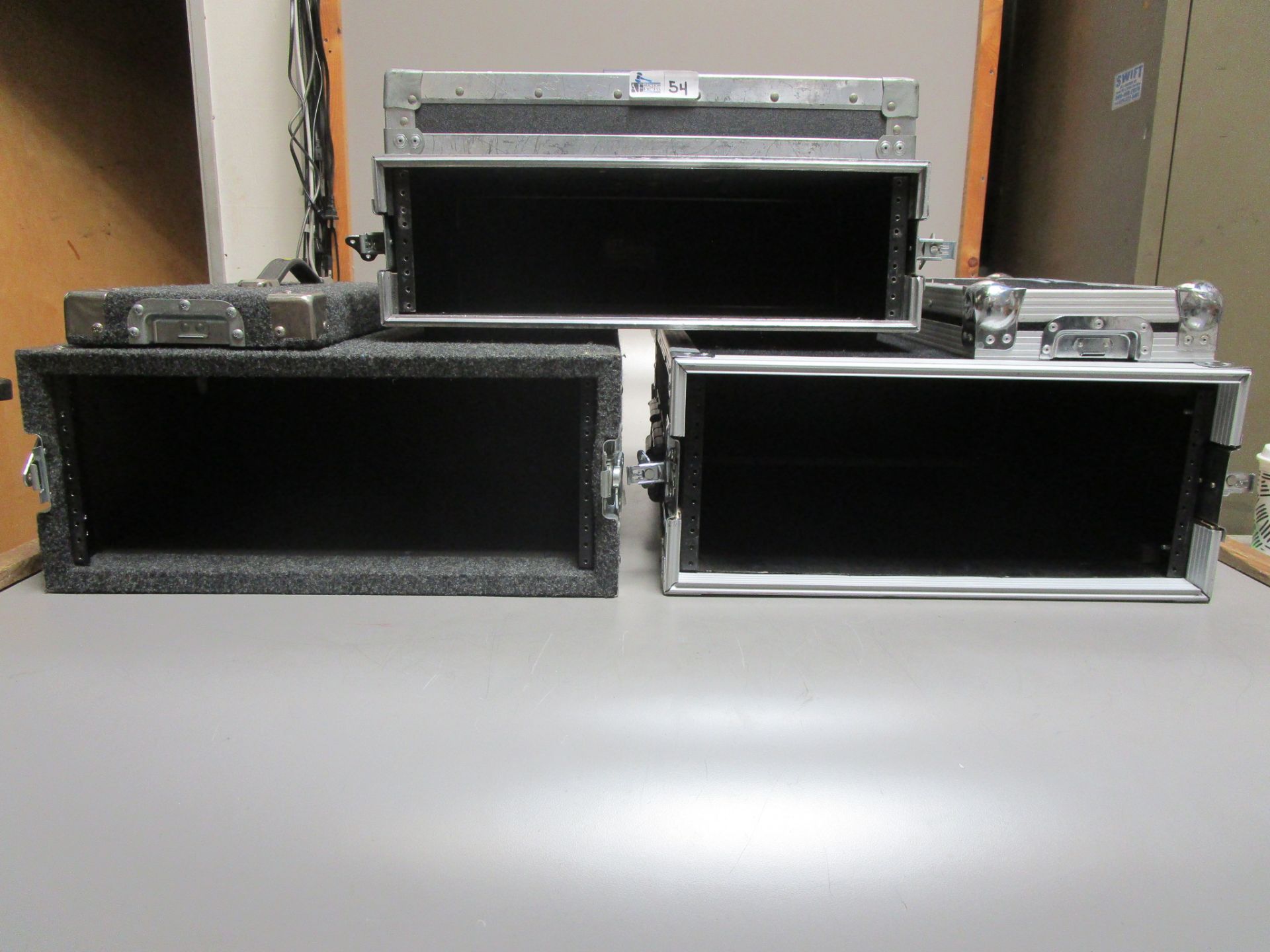 LOT OF 3 RACK MOUNT ROAD CASES - Image 2 of 2