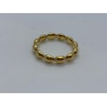 18ct gold Links of London ring