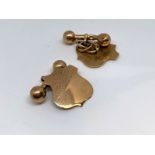 15ct gold cufflinks