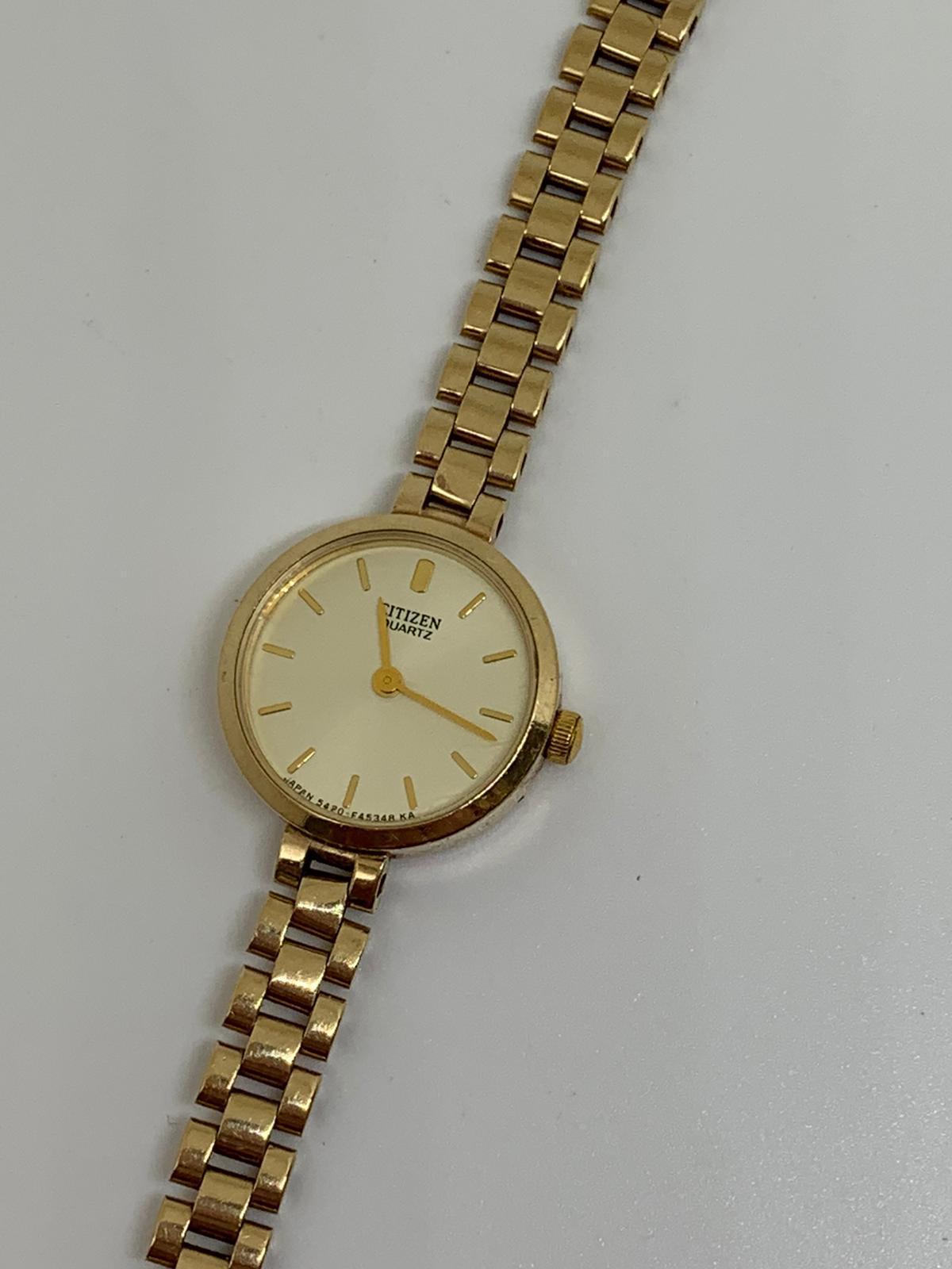 Ladies 9ct gold Citizen wristwatch