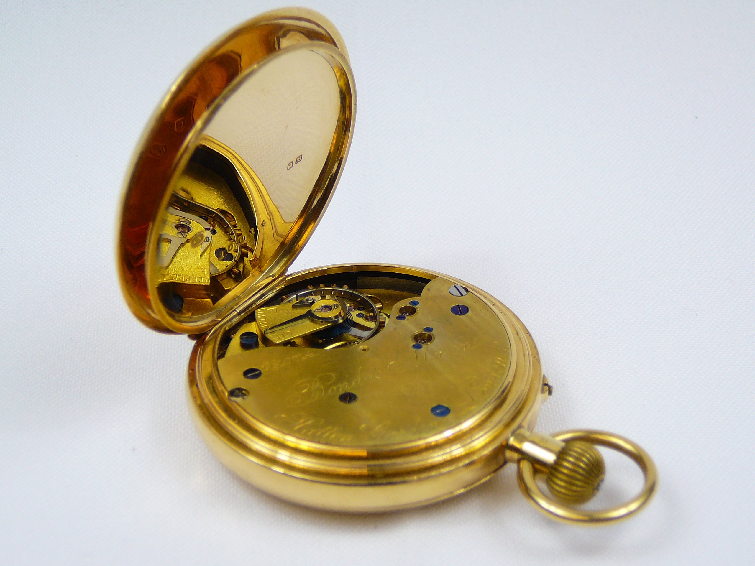 Gents gold pocket watch - Image 6 of 7