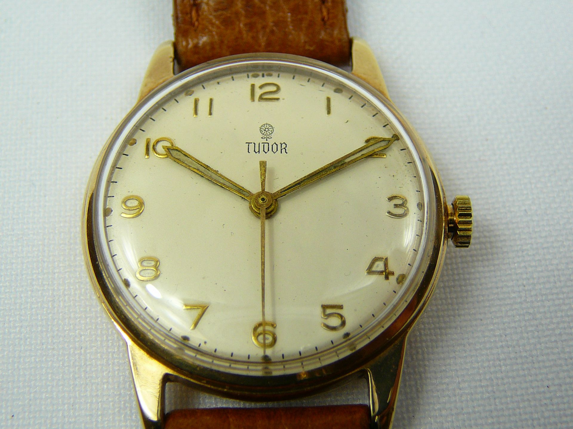 Gents gold Tudor wrist watch - Image 2 of 3