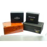 4 x Accurist watch boxes