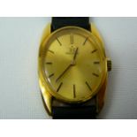 Ladies gold Omega wrist watch