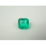 Unmounted 7.20ct emerald