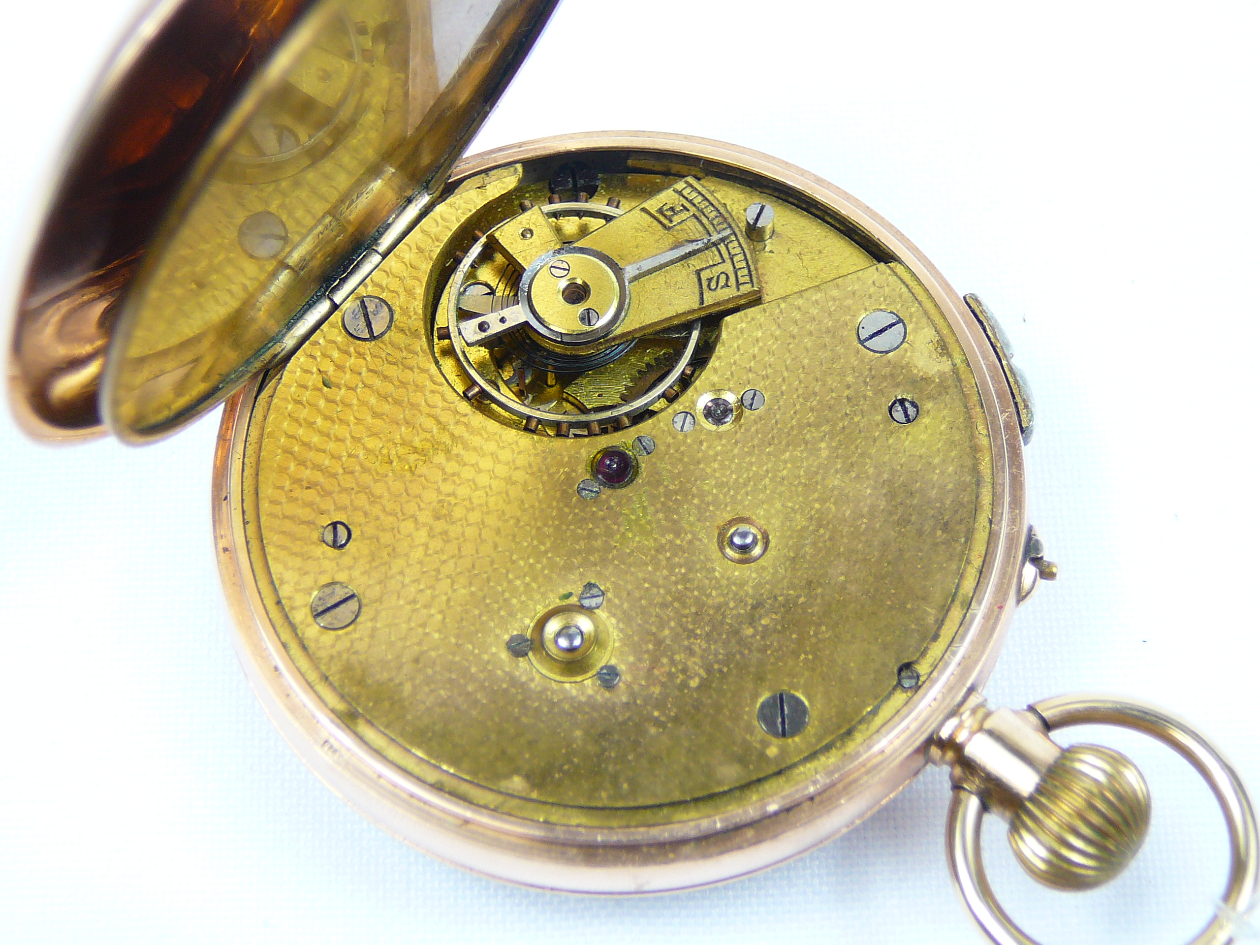 Gents gold pocket watch - Image 5 of 5