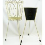 Vintage wirework pot stands