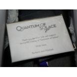 007 Quantum of Solace leather crew wrap presentation pack