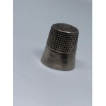 Sterling silver thimble