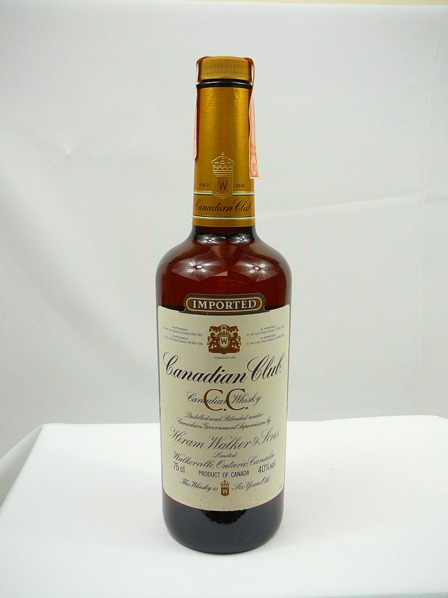 Vintage Canadian Club Whisky