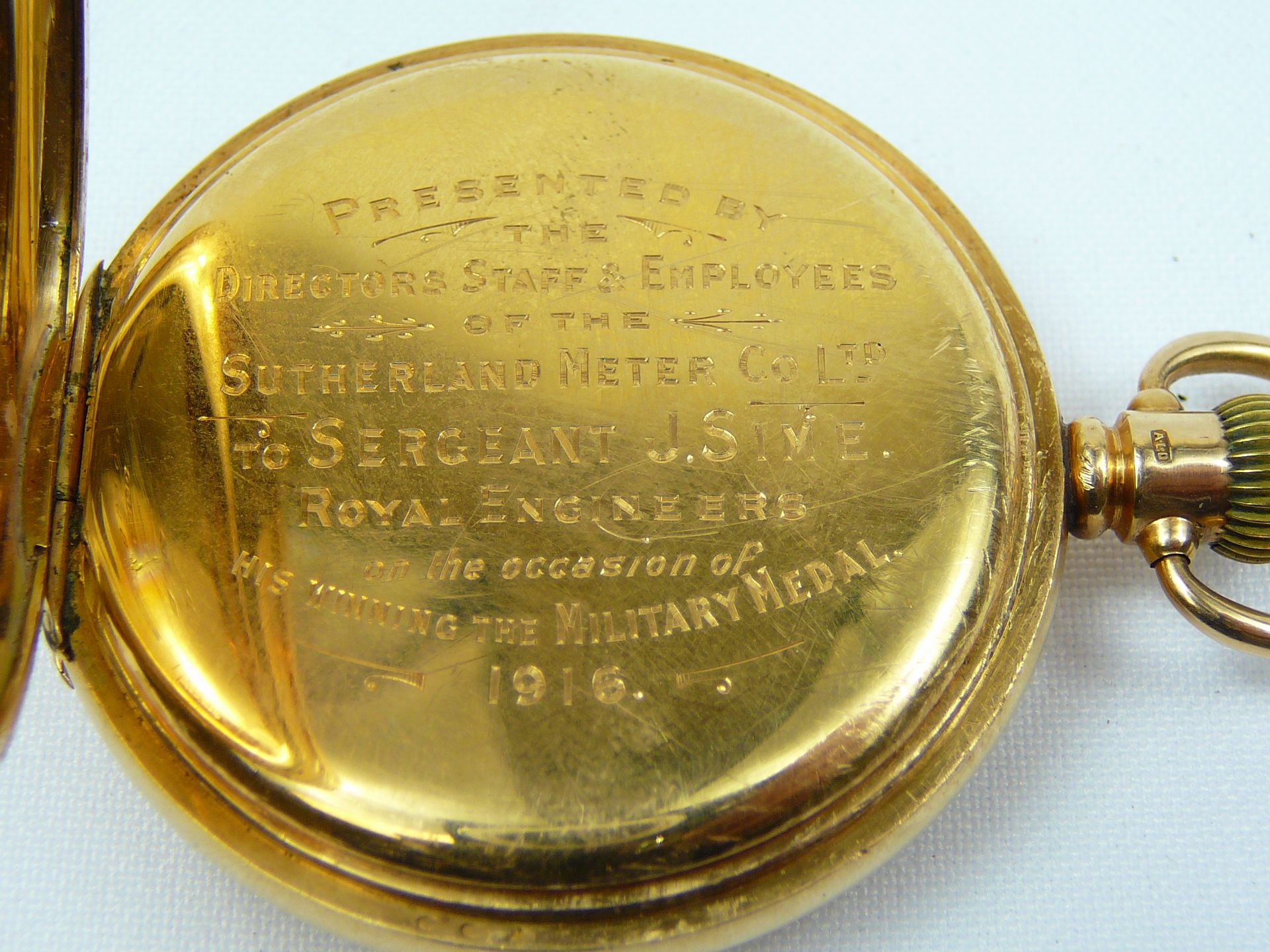 Gents gold pocket watch - Image 5 of 7