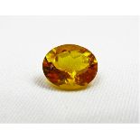 Unmounted 4.18ct citrine